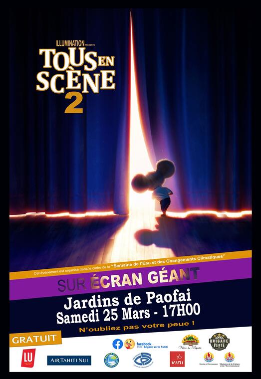 Tous en scène 2 sur écran géant