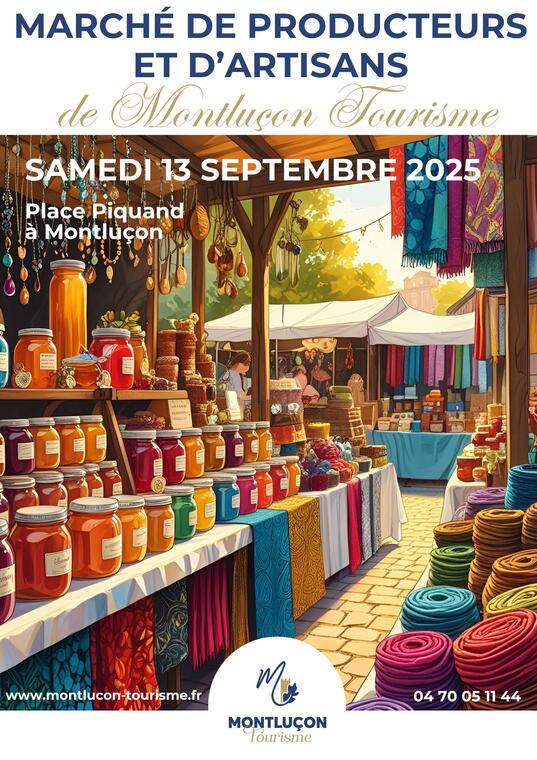 Marché de producteurs et d'artisans de Montluçon Tourisme_Montluçon