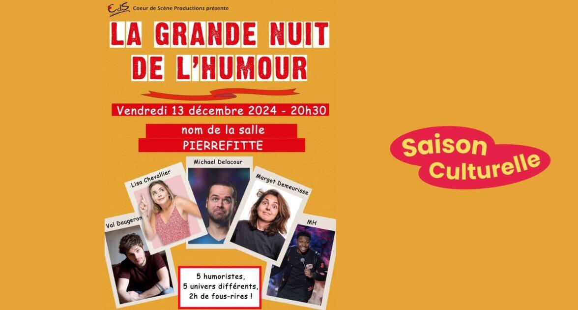 Stand Up - Grande nuit de l'humour_Pierrefitte-sur-Seine