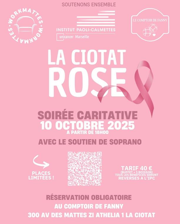 Soirée caritative Unis en Rose_La Ciotat