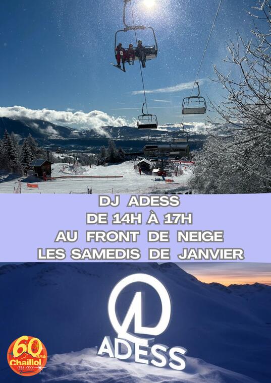 DJ ADESS au Front de neige_Saint-Michel-de-Chaillol