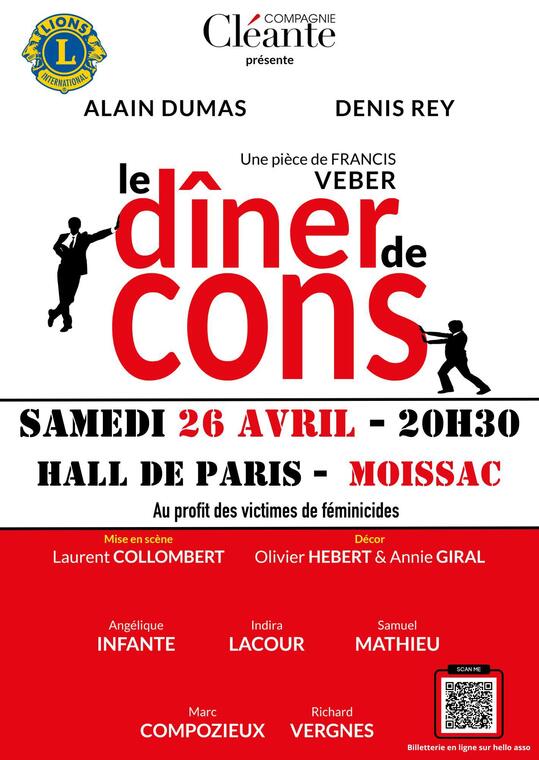 Théâtre | Le dîner de cons_Moissac