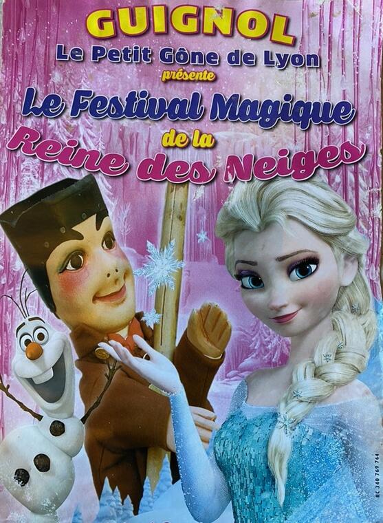 Affiche Guignol et la Reine des neiges