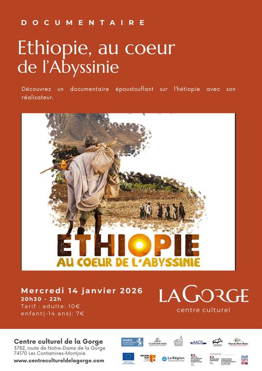 Documentaire "Ethiopie, au cœur de l'Abyssinie" au Centre Culturel de la Gorge_Les Contamines-Montjoie