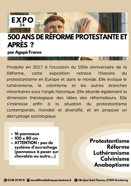 Exposition "500 ans de réforme protestante et après?""_Saint-Véran