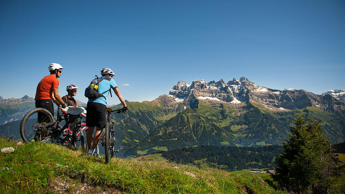 VTT électrique parcours 11b - Châtel