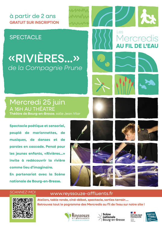 [Les Mercredis au fil de l'eau] Spectacle Rivières..._Bourg-en-Bresse