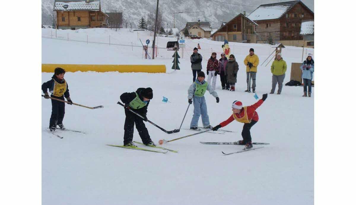 Match de ski hockey_Ceillac