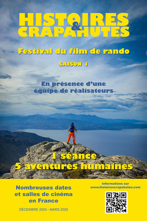 Affiche du festival du film de rando HISTOIRES & CRAPAHUTES