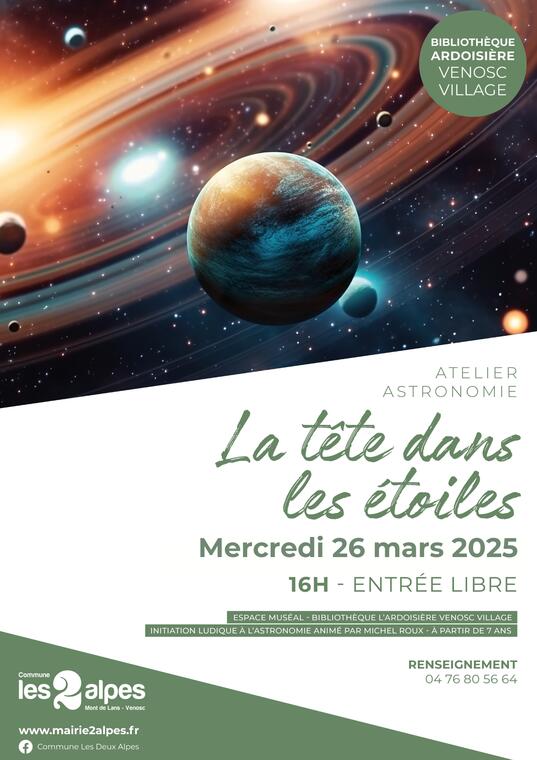 La tête dans les étoiles - Atelier astronomie_Venosc