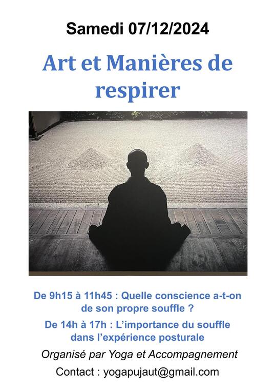 Atelier de Yoga “Art et Manières de respirer”_Pujaut