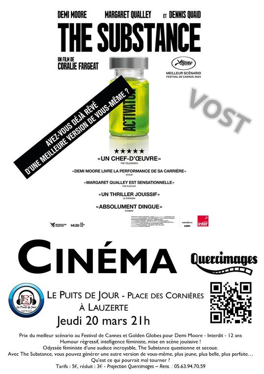 Cinéma à Lauzerte "The Substance"_Lauzerte