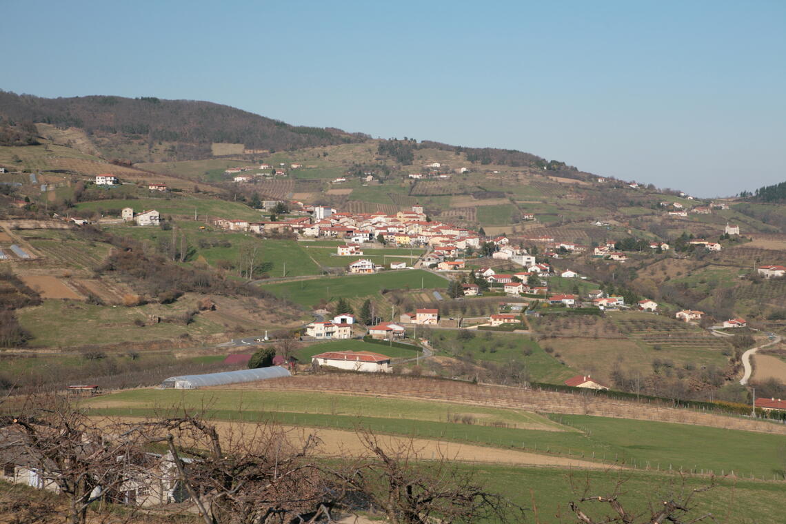 Vue sur Saint-Romain-en-Jarez