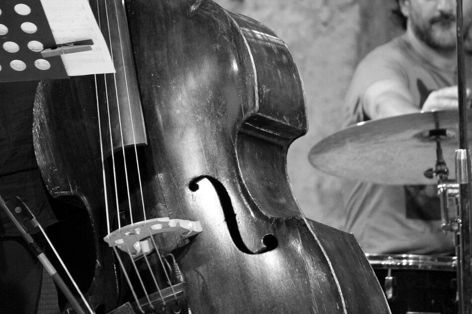 Jazz concert contrebasse