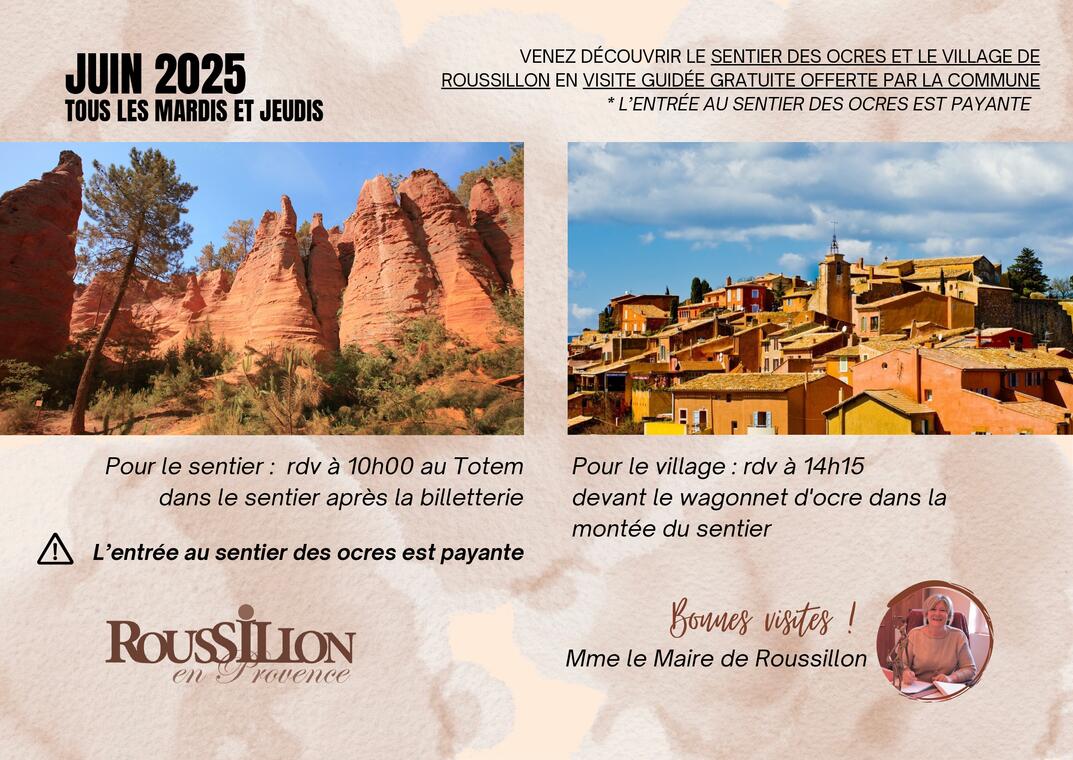 Visite guidée du village de Roussillon_Roussillon