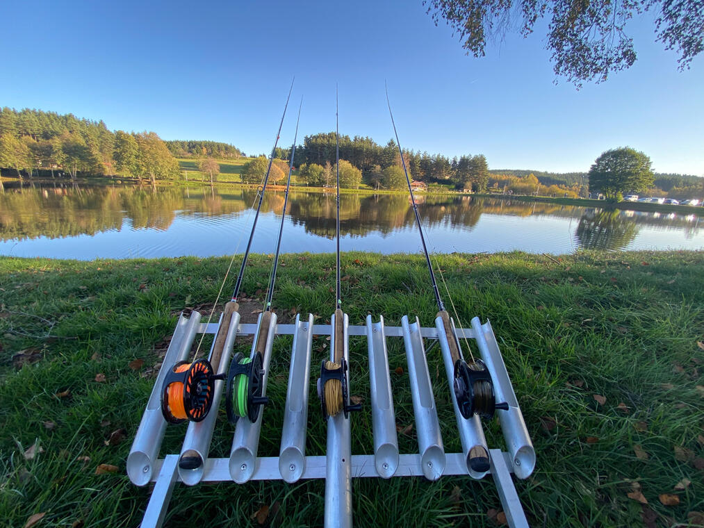 Initiation pêche à la mouche en réservoir_Usson-en-Forez