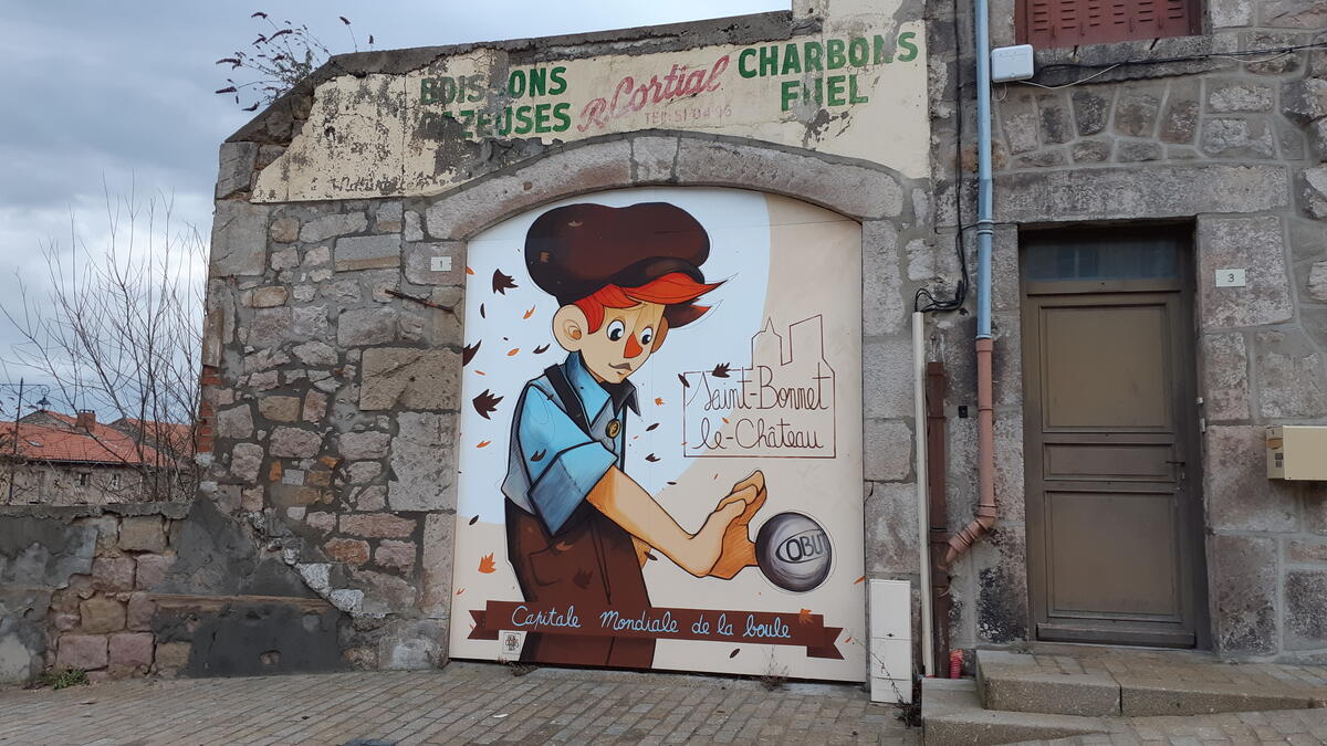 Fresque de Ben Caillous_Saint-Bonnet-le-Château