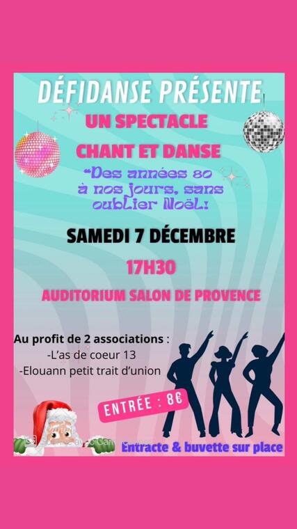 Spectacle : Chant et danse des années 80 à Aujourd'hui_Salon-de-Provence