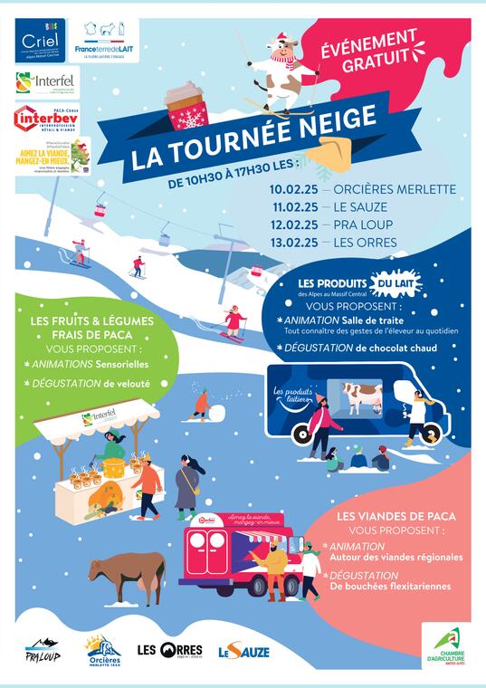 La tournée des neiges à Orcières !_Orcières