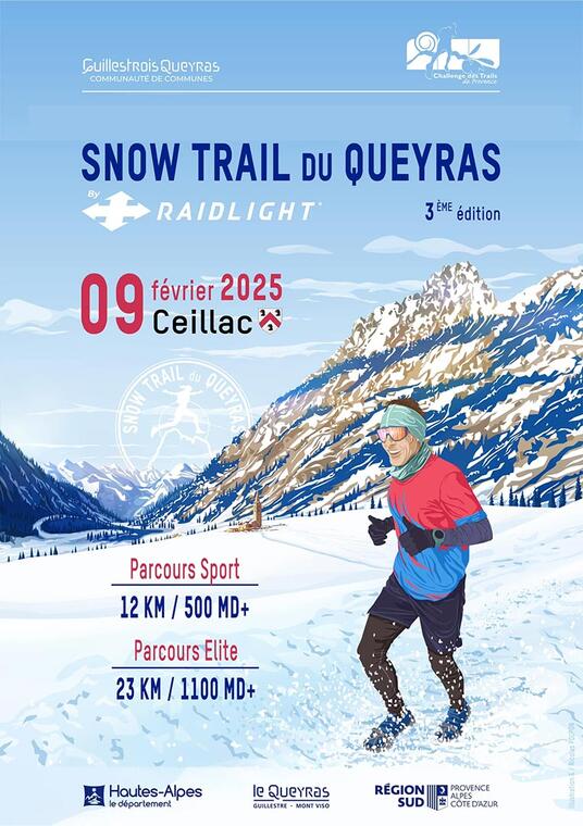 Snow trail du Queyras