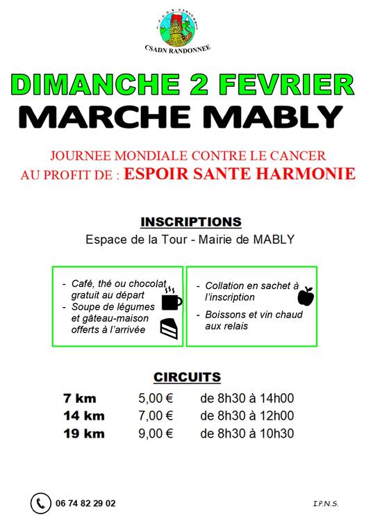 Marche au profit de Espoir Santé Harmonie_Mably