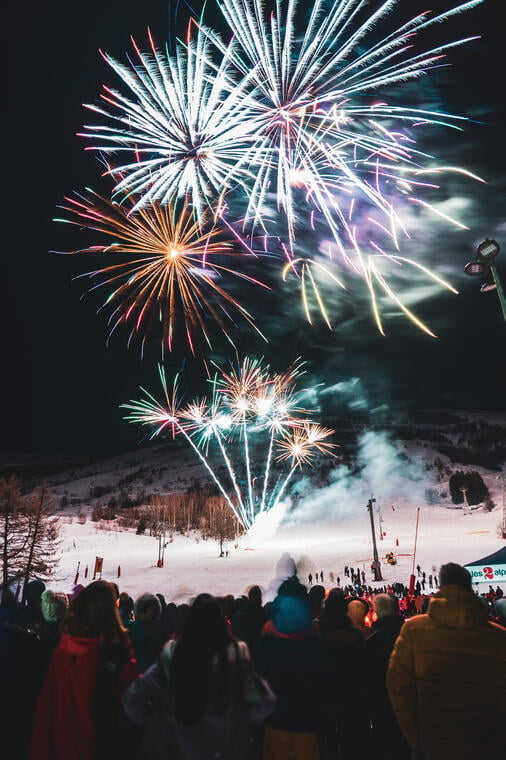 Feu d'artifice Ambassadeur des Alpes_Les Deux Alpes