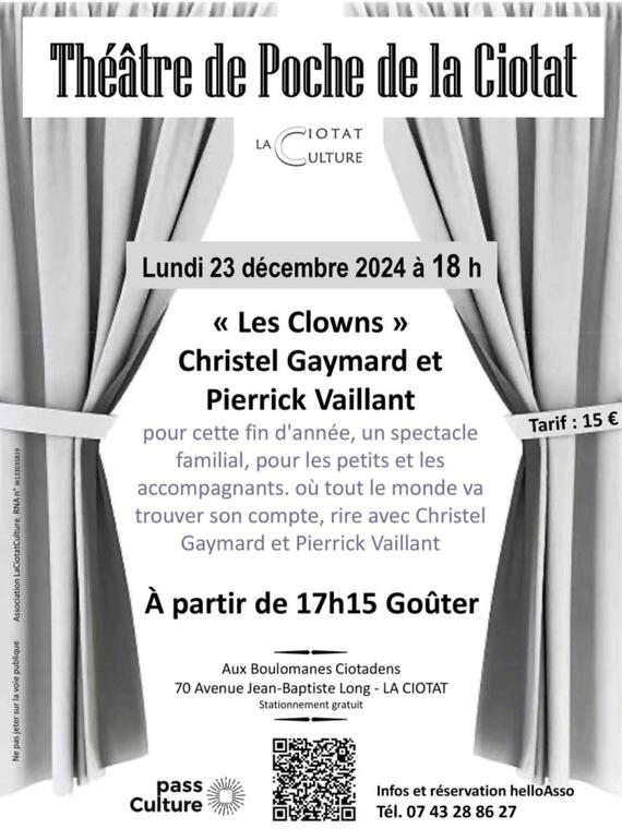 Théâtre de Poche de La Ciotat : Les Clowns_La Ciotat