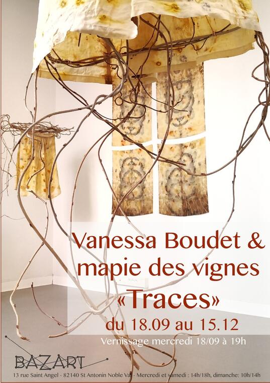 Expos au Bazart : "Traces" et "Barquentine"