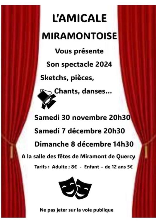 Théâtre de l'Amicale Miramontoise_Miramont-de-Quercy