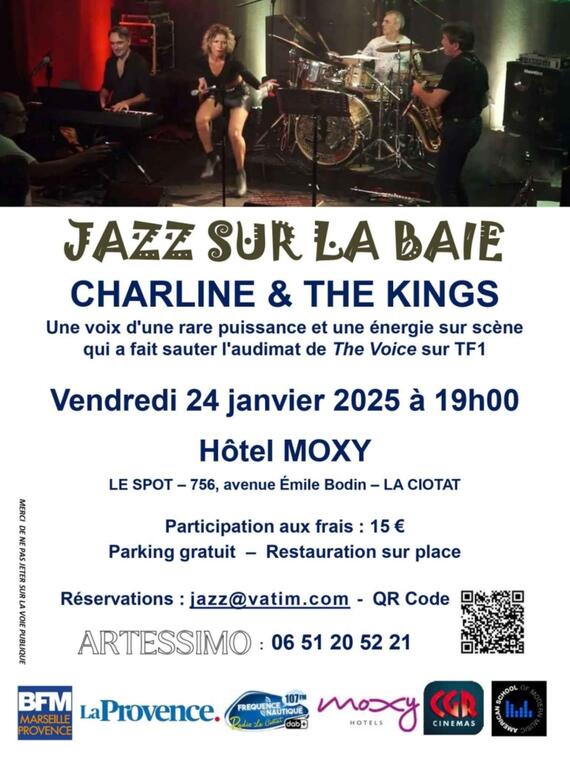 7ème Jazz sur la Baie - Concert Charline & The Kings_La Ciotat