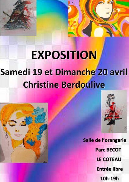 Exposition Christine Berdoulive_Le Coteau