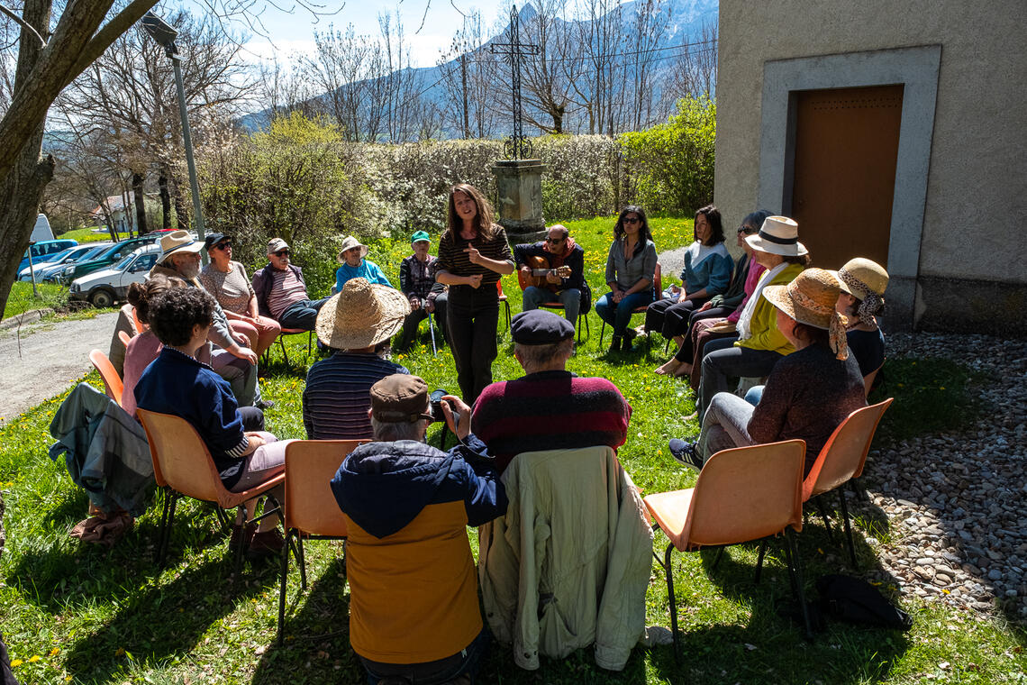Stage de chant avec Jeanne Alcaraz dans le cadre du Festival de Chaillol