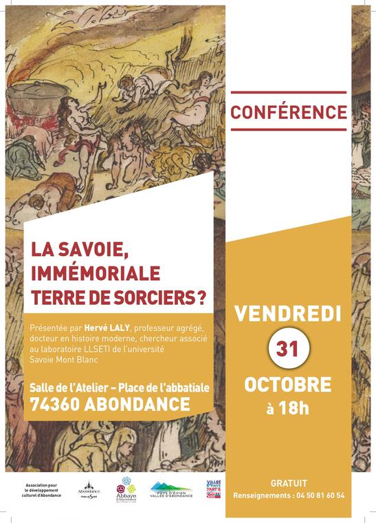 Conférence : « La Savoie, immémoriale terre de sorciers ? »_Abondance