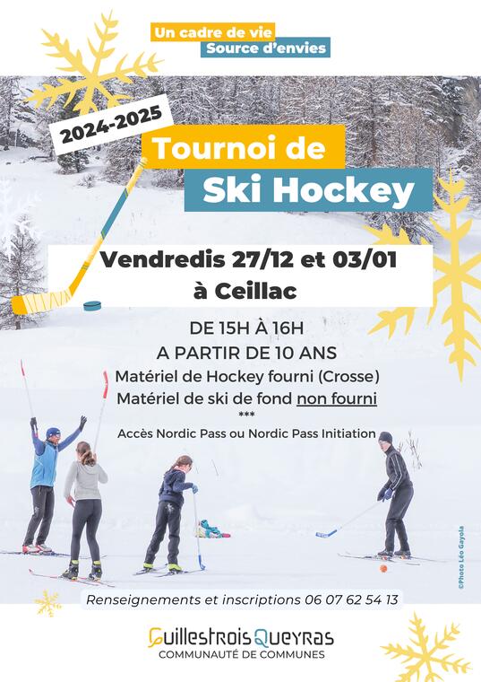 Tournoi de Ski Hockey_Ceillac