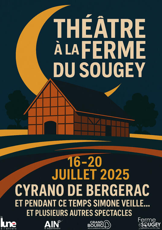 Affiche Théâtre à la Ferme du Sougey_Montrevel-en-Bresse
