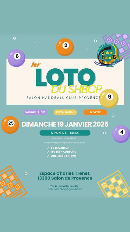 Loto : Salon Handball Club Provence_Salon-de-Provence