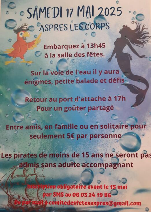Jeu de piste à Aspres-lès-Corps