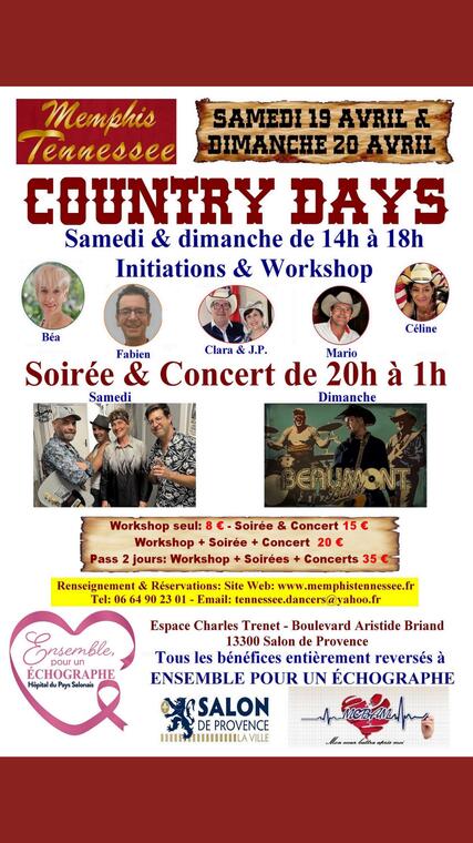 Soirée : Country Days_Salon-de-Provence