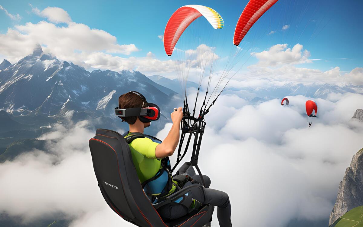 Parapente en réalité virtuelle avec Montagn'Arc_Notre-Dame-de-Bellecombe