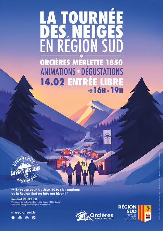 La tournée des neiges - Région Sud !_Orcières