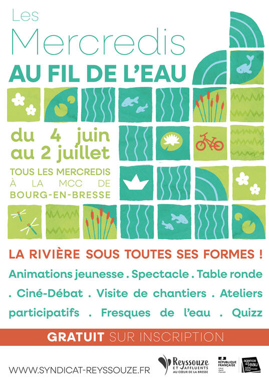 [Les Mercredis au fil de l'eau] Le 4 juin, en partenariat avec les géomètres experts_Bourg-en-Bresse
