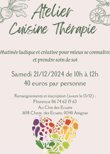 Flyer atelier au Clos des Écuets