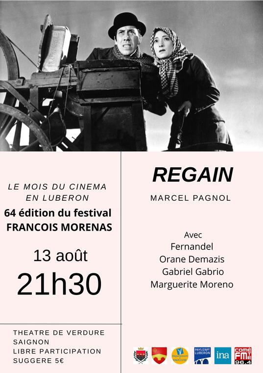 Festival François Morenas - Regain - Marcel Pagnol_Saignon