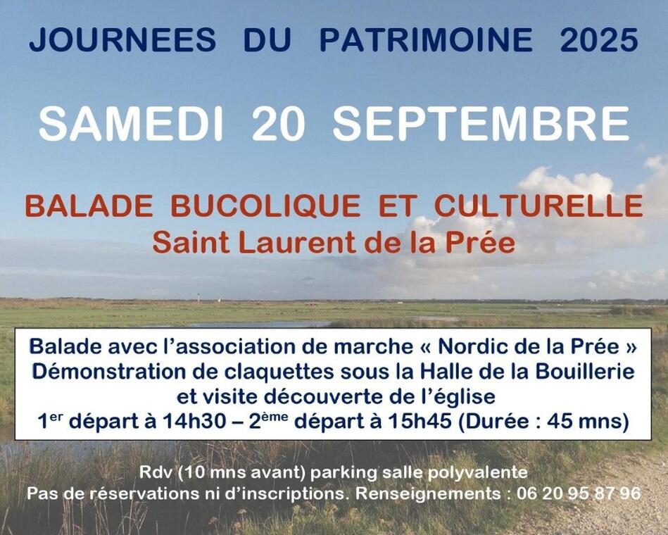 Journées européennes du patrimoine à St-Laurent de la Prée_Saint-Laurent-de-la-Prée