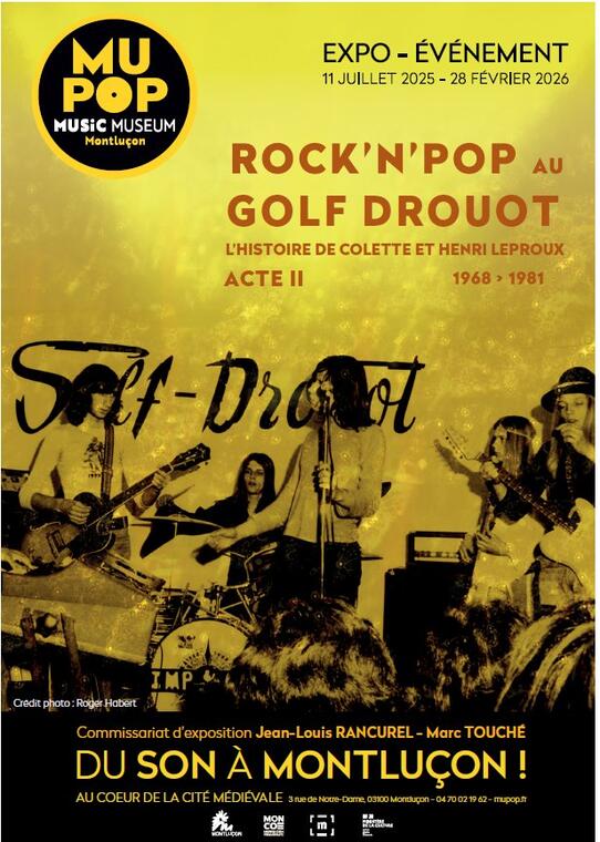 MuPop : Exposition temporaire Golf Drouot Acte II (1968-1981)_Montluçon