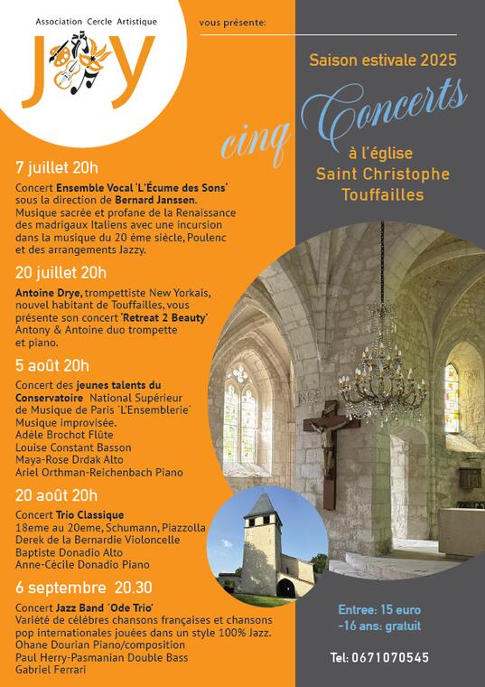 Concert : ensemble vocal "L'écume des Sons"_Touffailles