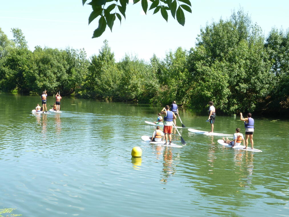 Stand Up paddle sur le Loir