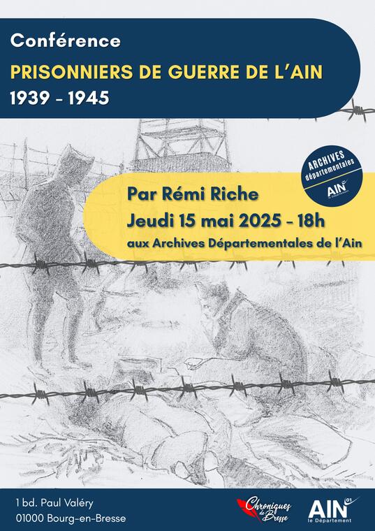 Conférence prisonniers de guerre de l'Ain