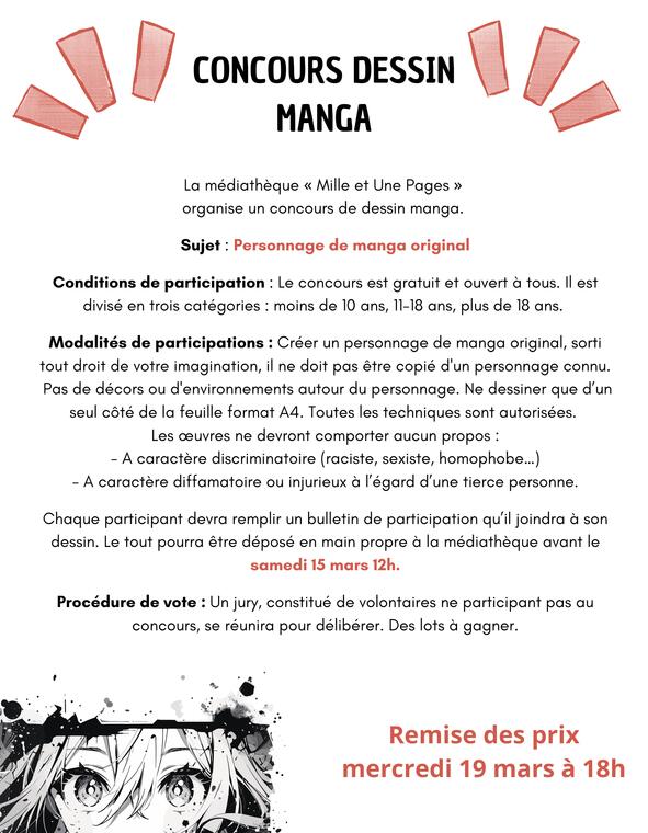 Concours de dessin "manga"_Guillestre