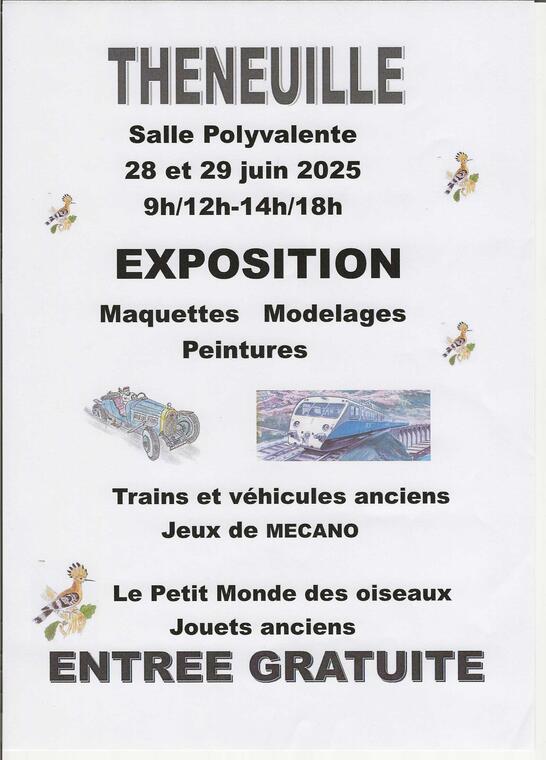 Exposition Maquettes et Modelage_Theneuille